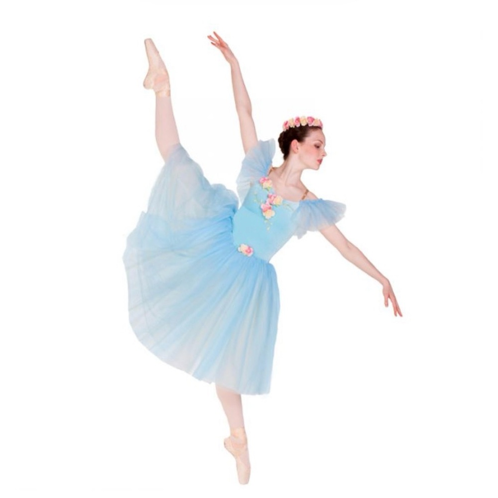 NEW! Victoria Dancewear ballet costume blue tutu, Giselle
